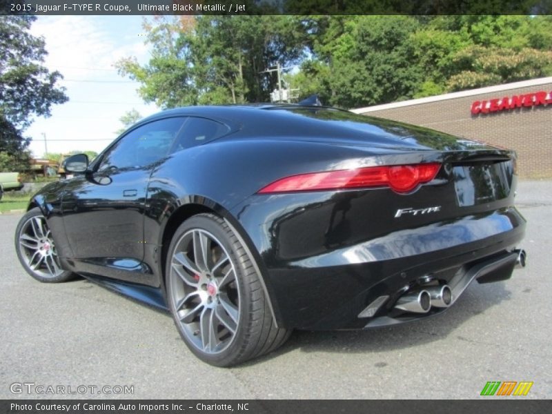 Ultimate Black Metallic / Jet 2015 Jaguar F-TYPE R Coupe