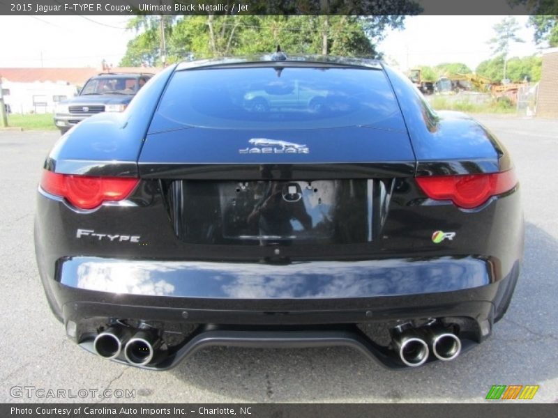 Ultimate Black Metallic / Jet 2015 Jaguar F-TYPE R Coupe