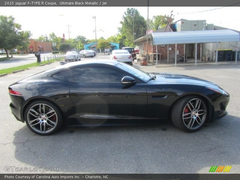Ultimate Black Metallic / Jet 2015 Jaguar F-TYPE R Coupe