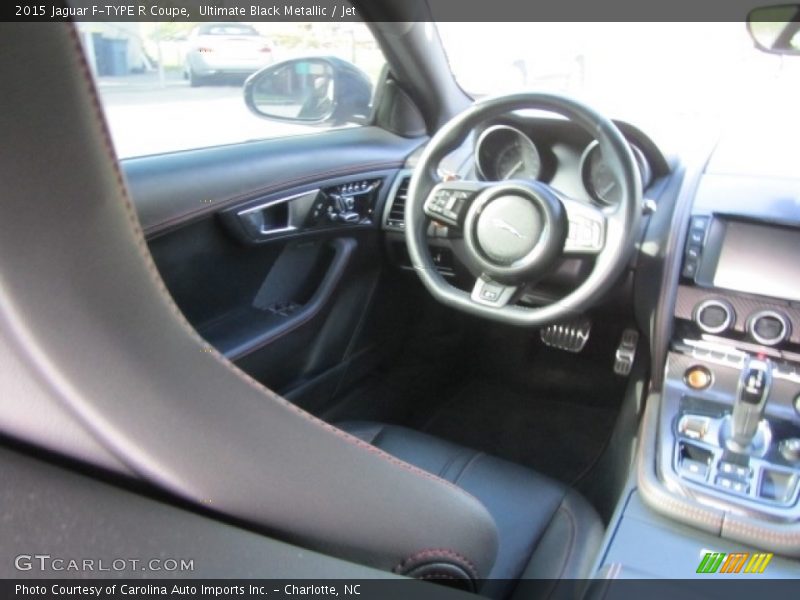 Ultimate Black Metallic / Jet 2015 Jaguar F-TYPE R Coupe
