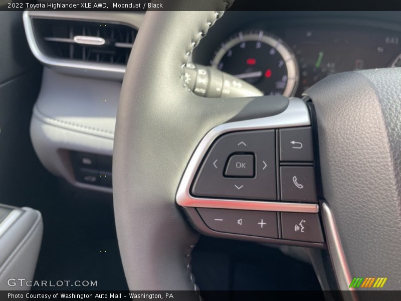 Moondust / Black 2022 Toyota Highlander XLE AWD