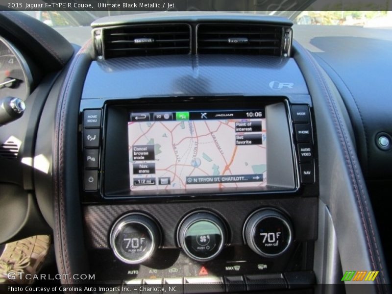 Ultimate Black Metallic / Jet 2015 Jaguar F-TYPE R Coupe