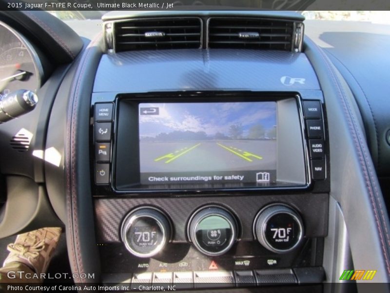 Ultimate Black Metallic / Jet 2015 Jaguar F-TYPE R Coupe