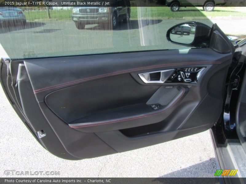 Ultimate Black Metallic / Jet 2015 Jaguar F-TYPE R Coupe