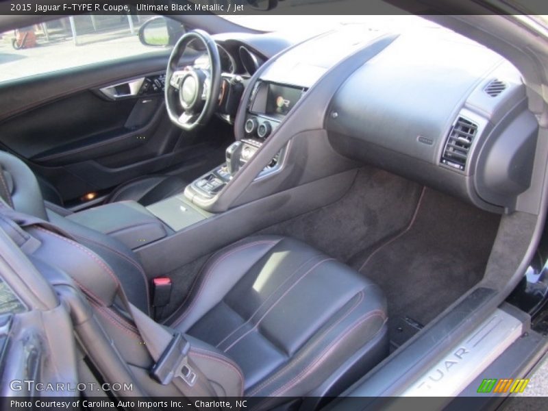 Ultimate Black Metallic / Jet 2015 Jaguar F-TYPE R Coupe