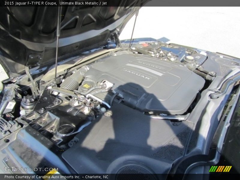 Ultimate Black Metallic / Jet 2015 Jaguar F-TYPE R Coupe