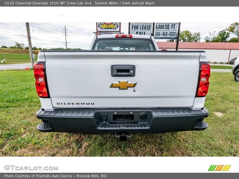 Summit White / Dark Ash/Jet Black 2018 Chevrolet Silverado 1500 WT Crew Cab 4x4