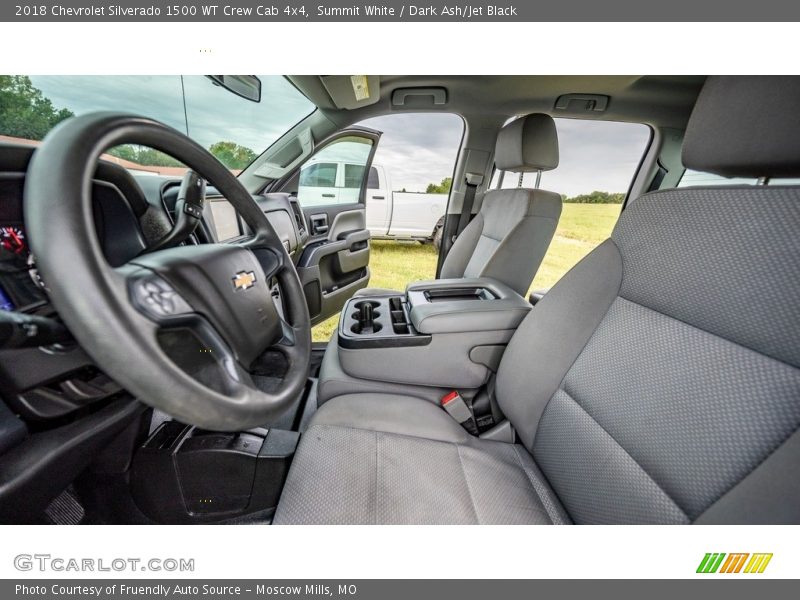 Summit White / Dark Ash/Jet Black 2018 Chevrolet Silverado 1500 WT Crew Cab 4x4