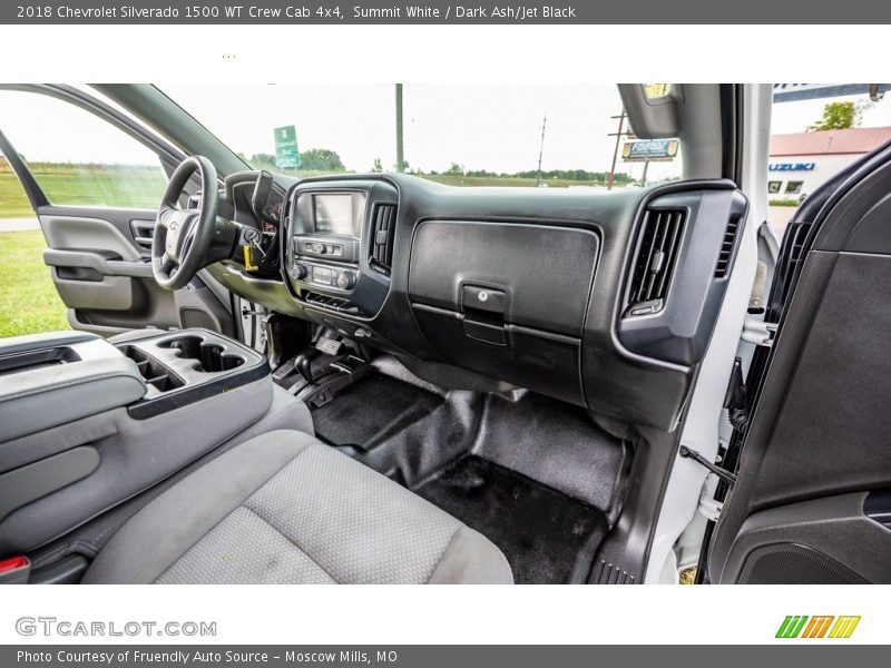 Summit White / Dark Ash/Jet Black 2018 Chevrolet Silverado 1500 WT Crew Cab 4x4