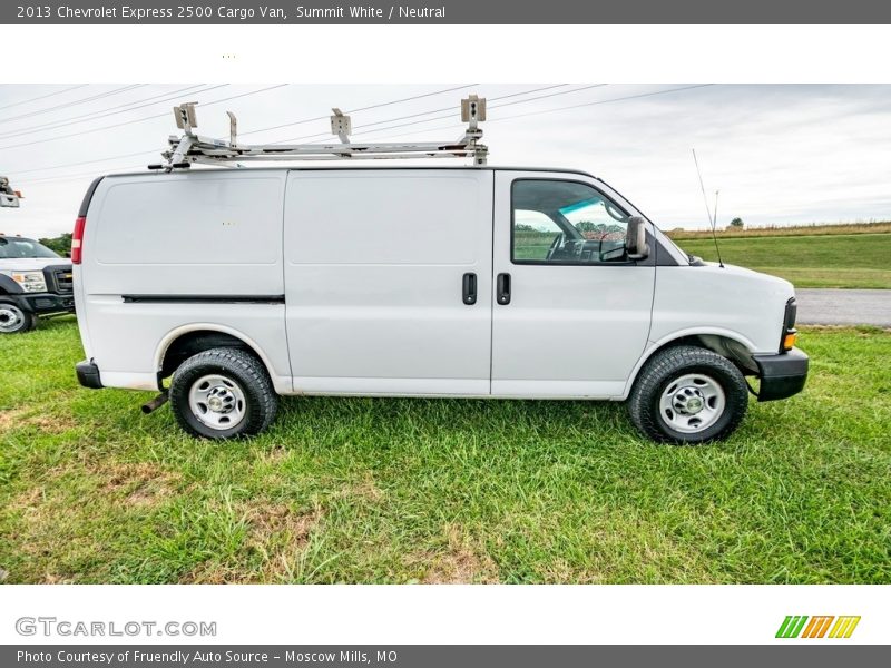 Summit White / Neutral 2013 Chevrolet Express 2500 Cargo Van