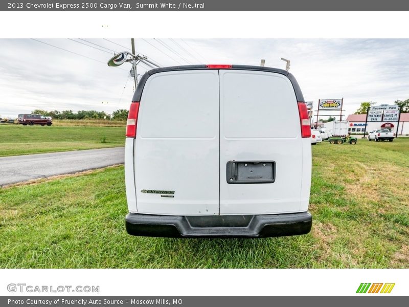 Summit White / Neutral 2013 Chevrolet Express 2500 Cargo Van