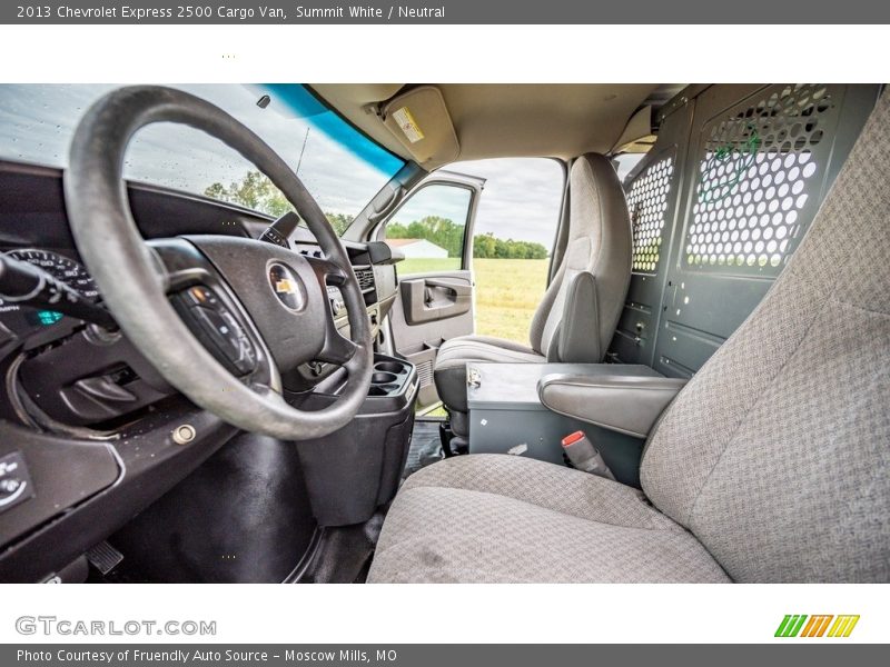 Summit White / Neutral 2013 Chevrolet Express 2500 Cargo Van