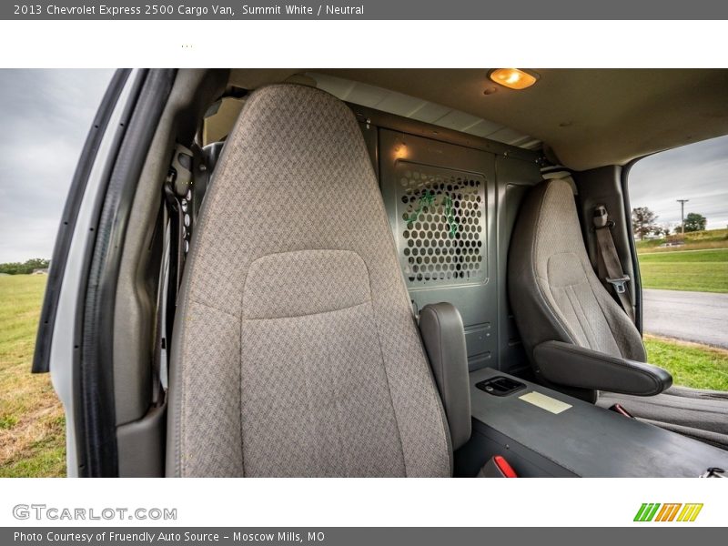 Summit White / Neutral 2013 Chevrolet Express 2500 Cargo Van