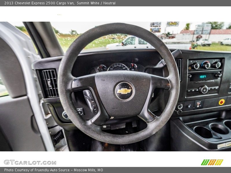 Summit White / Neutral 2013 Chevrolet Express 2500 Cargo Van