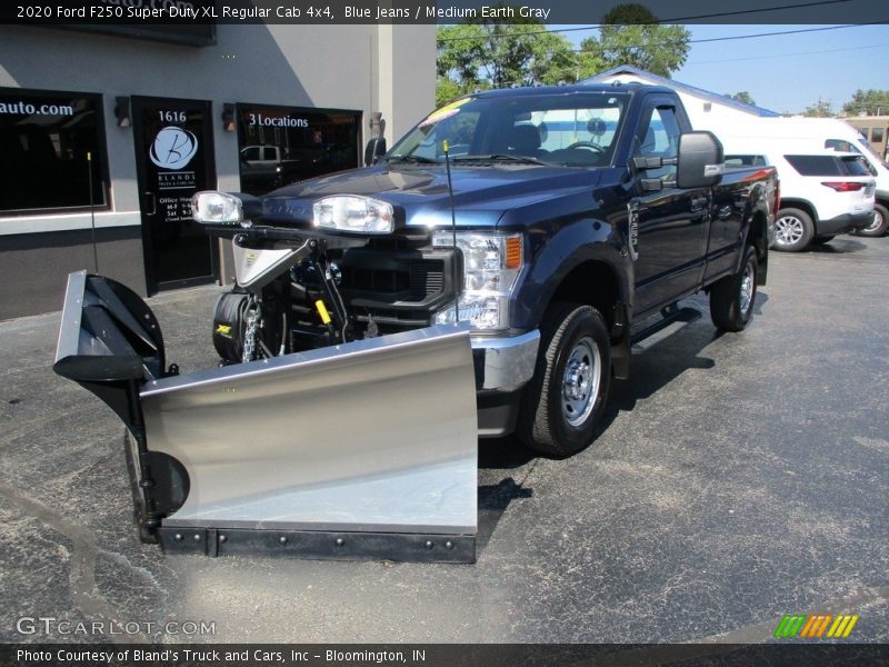 Blue Jeans / Medium Earth Gray 2020 Ford F250 Super Duty XL Regular Cab 4x4