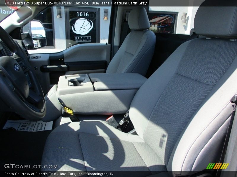 Blue Jeans / Medium Earth Gray 2020 Ford F250 Super Duty XL Regular Cab 4x4