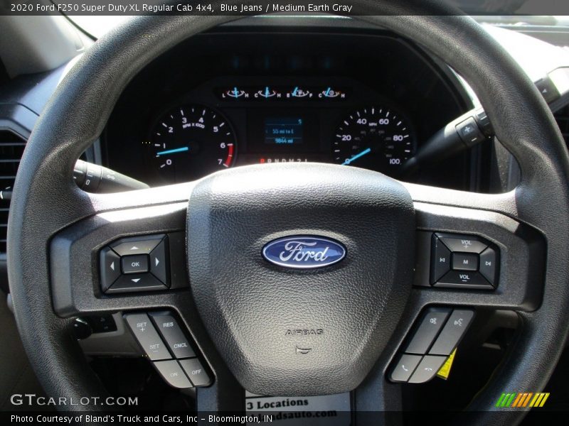 Blue Jeans / Medium Earth Gray 2020 Ford F250 Super Duty XL Regular Cab 4x4