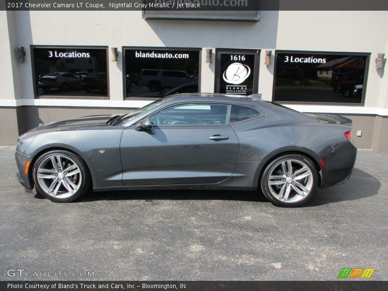 Nightfall Gray Metallic / Jet Black 2017 Chevrolet Camaro LT Coupe