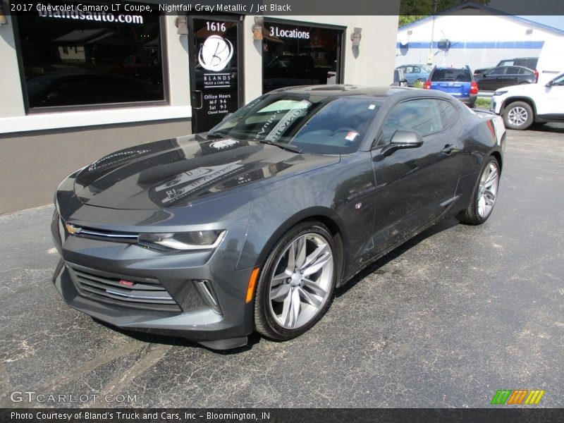 Nightfall Gray Metallic / Jet Black 2017 Chevrolet Camaro LT Coupe