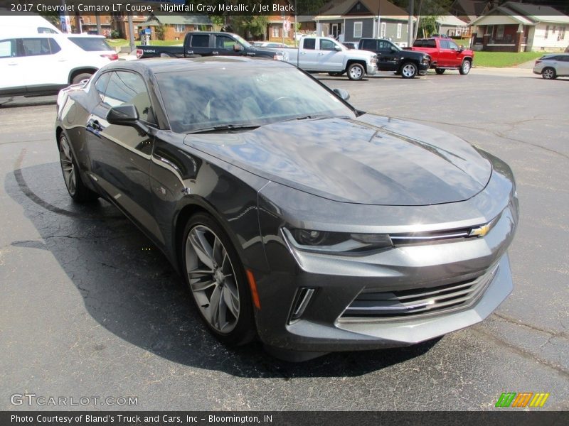 Nightfall Gray Metallic / Jet Black 2017 Chevrolet Camaro LT Coupe