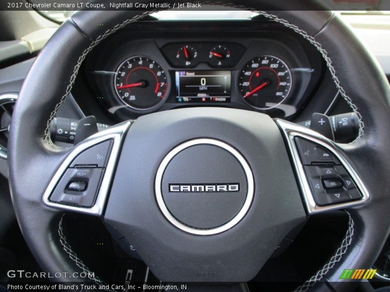 Nightfall Gray Metallic / Jet Black 2017 Chevrolet Camaro LT Coupe
