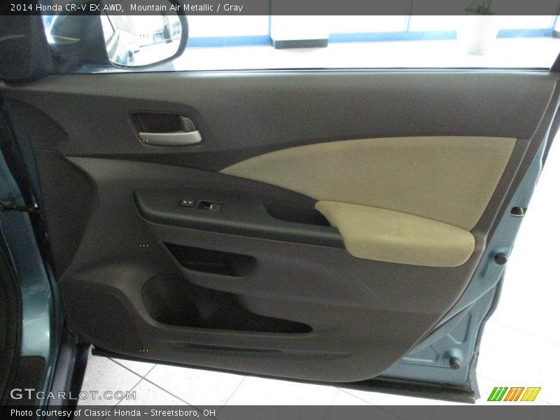 Mountain Air Metallic / Gray 2014 Honda CR-V EX AWD
