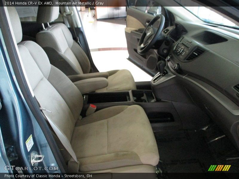 Mountain Air Metallic / Gray 2014 Honda CR-V EX AWD