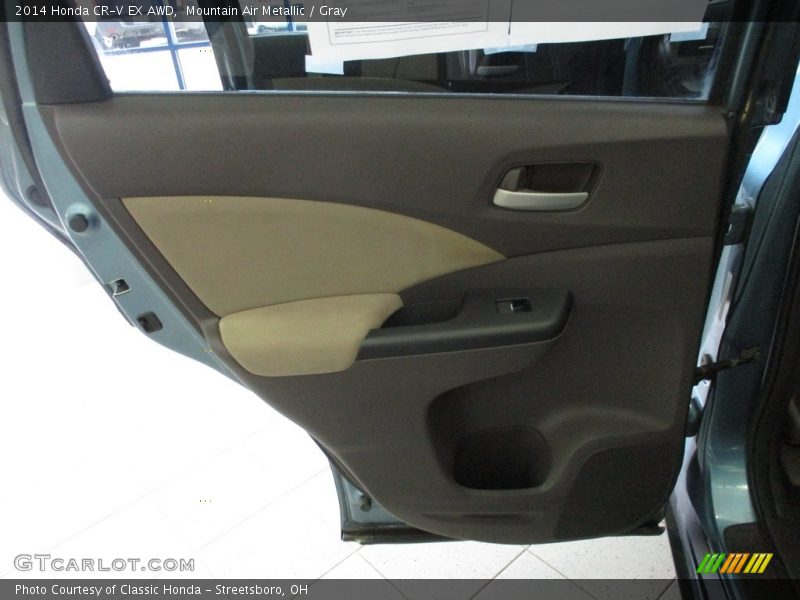 Mountain Air Metallic / Gray 2014 Honda CR-V EX AWD