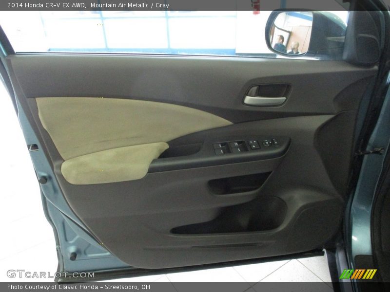Mountain Air Metallic / Gray 2014 Honda CR-V EX AWD
