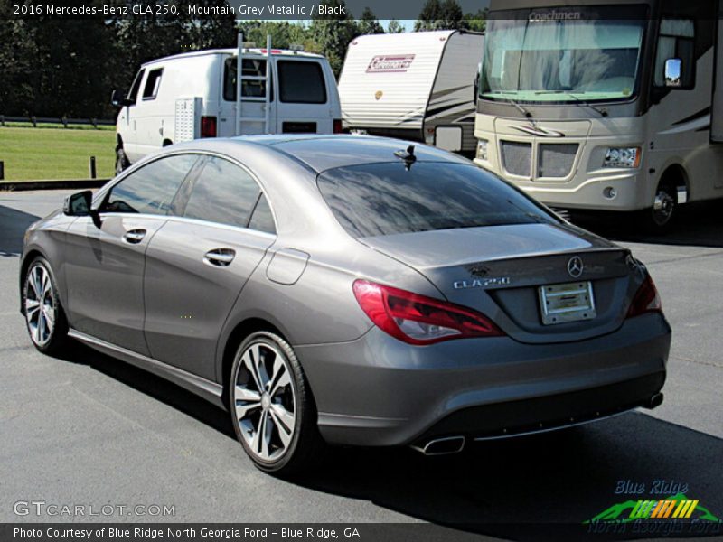 Mountain Grey Metallic / Black 2016 Mercedes-Benz CLA 250