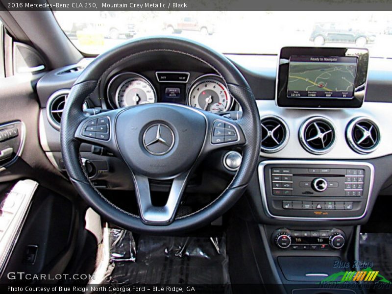 Mountain Grey Metallic / Black 2016 Mercedes-Benz CLA 250