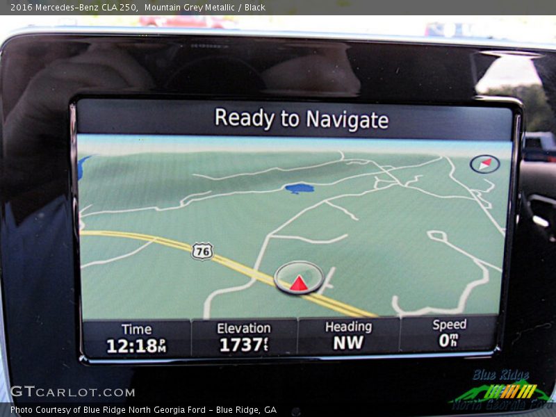 Navigation of 2016 CLA 250