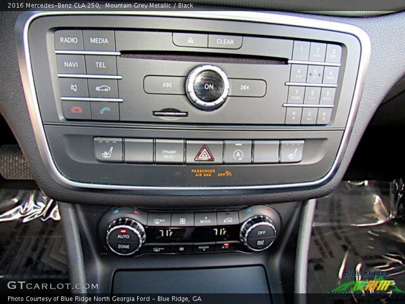 Mountain Grey Metallic / Black 2016 Mercedes-Benz CLA 250