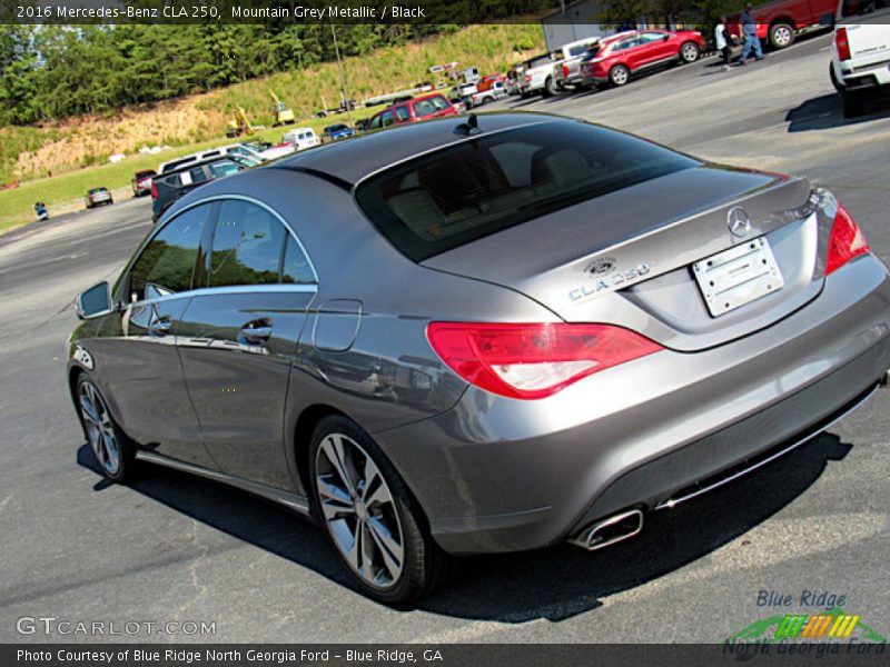 Mountain Grey Metallic / Black 2016 Mercedes-Benz CLA 250