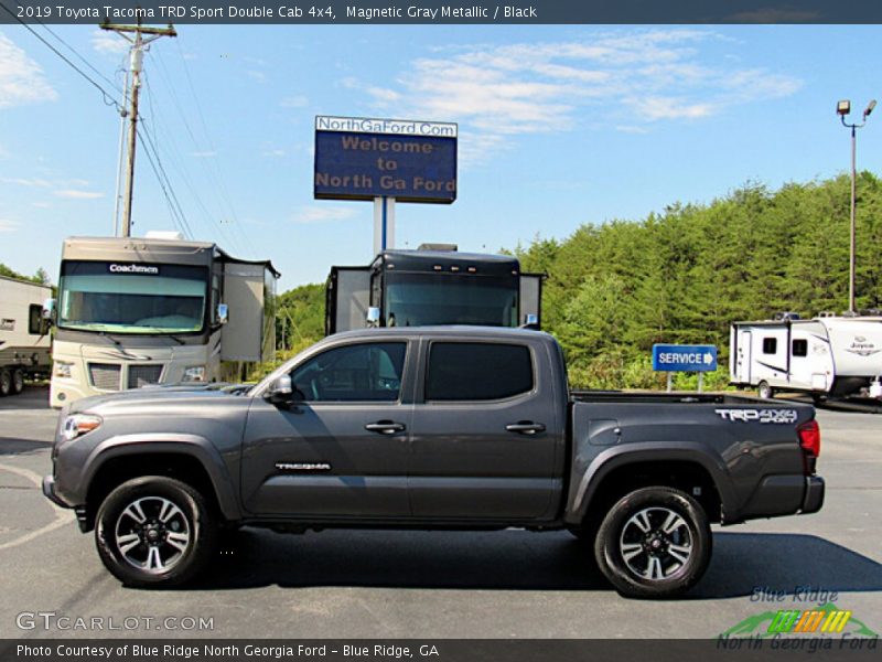 Magnetic Gray Metallic / Black 2019 Toyota Tacoma TRD Sport Double Cab 4x4
