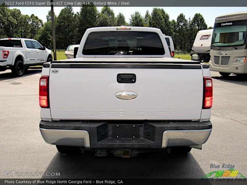 Oxford White / Steel 2012 Ford F250 Super Duty XLT Crew Cab 4x4