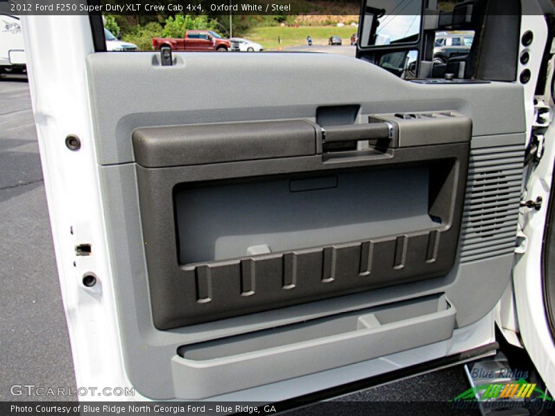 Oxford White / Steel 2012 Ford F250 Super Duty XLT Crew Cab 4x4