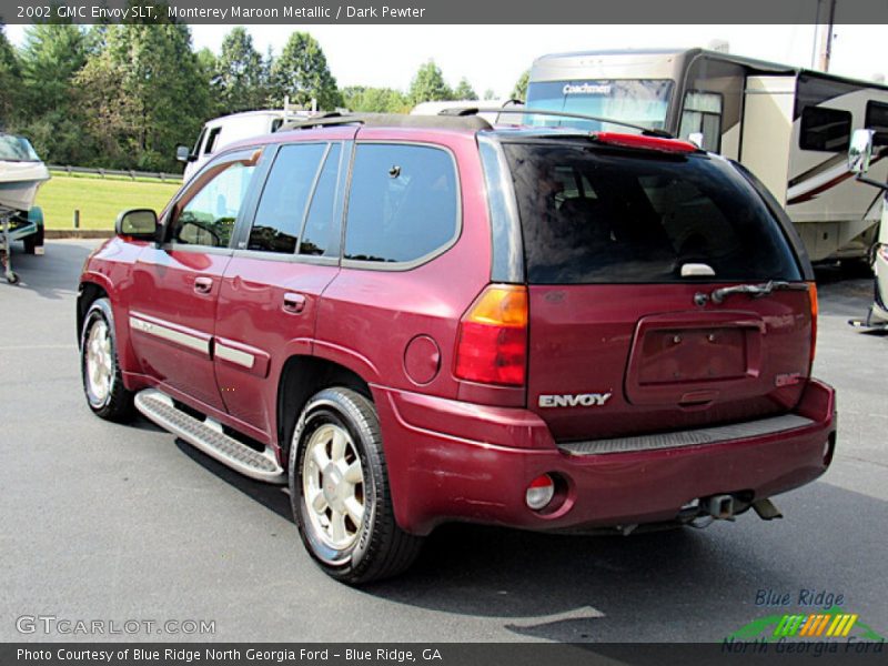 Monterey Maroon Metallic / Dark Pewter 2002 GMC Envoy SLT