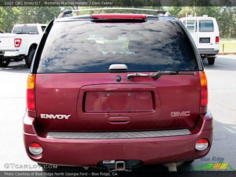 Monterey Maroon Metallic / Dark Pewter 2002 GMC Envoy SLT