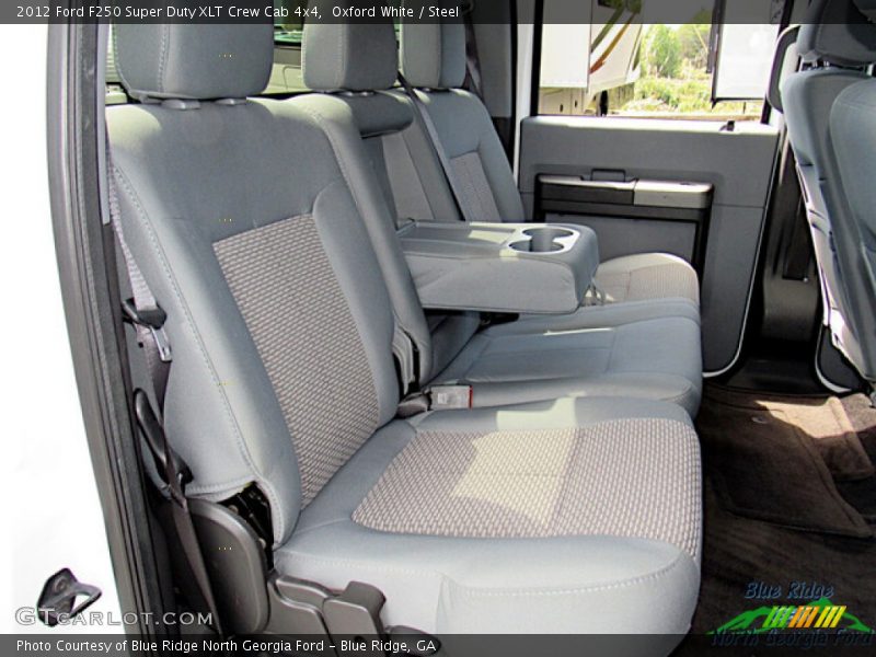 Oxford White / Steel 2012 Ford F250 Super Duty XLT Crew Cab 4x4