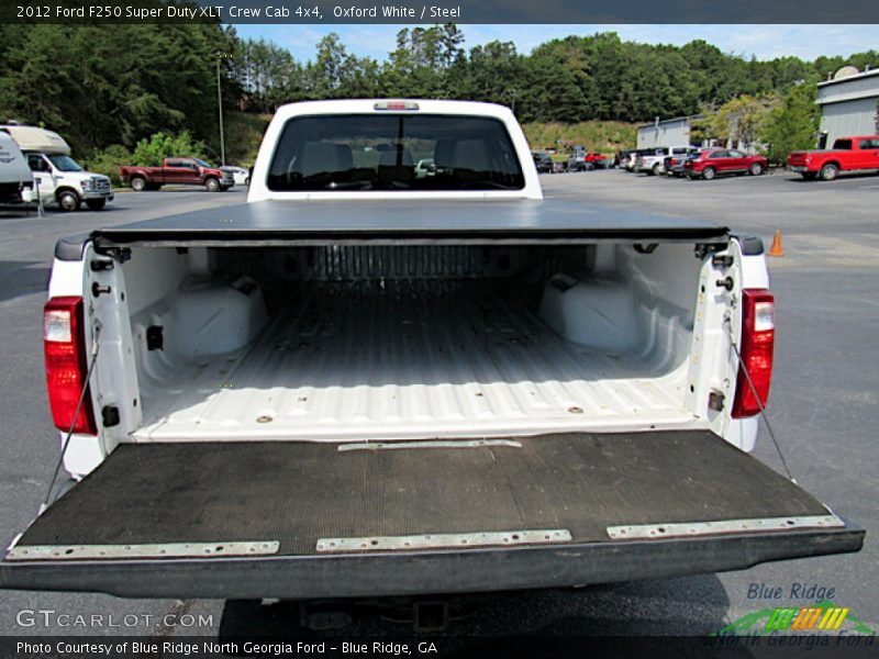 Oxford White / Steel 2012 Ford F250 Super Duty XLT Crew Cab 4x4