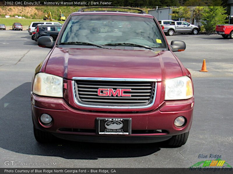 Monterey Maroon Metallic / Dark Pewter 2002 GMC Envoy SLT