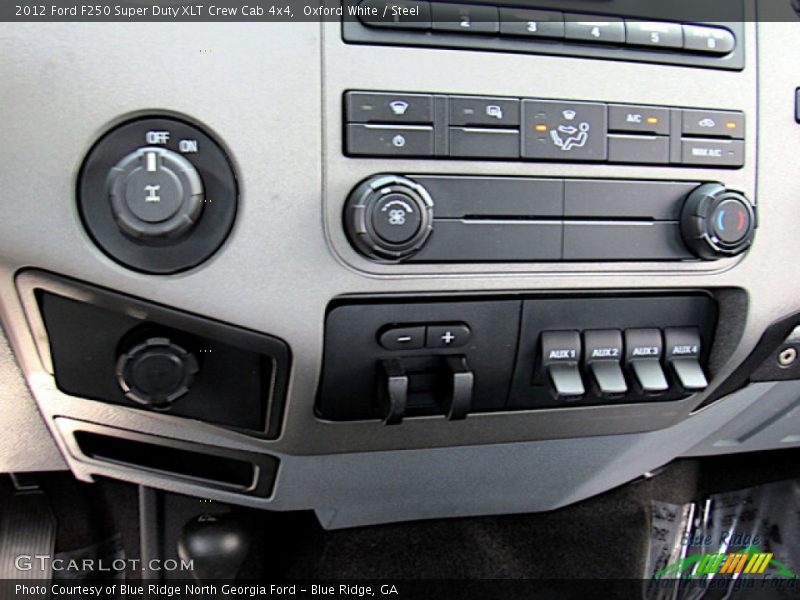 Oxford White / Steel 2012 Ford F250 Super Duty XLT Crew Cab 4x4