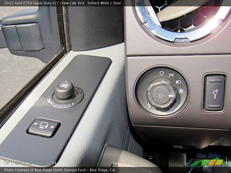 Oxford White / Steel 2012 Ford F250 Super Duty XLT Crew Cab 4x4
