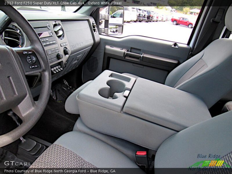 Oxford White / Steel 2012 Ford F250 Super Duty XLT Crew Cab 4x4