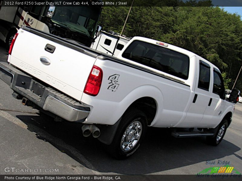 Oxford White / Steel 2012 Ford F250 Super Duty XLT Crew Cab 4x4