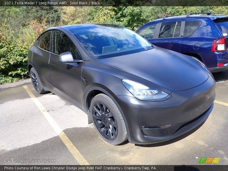 Solid Black / Black 2021 Tesla Model Y Long Range AWD