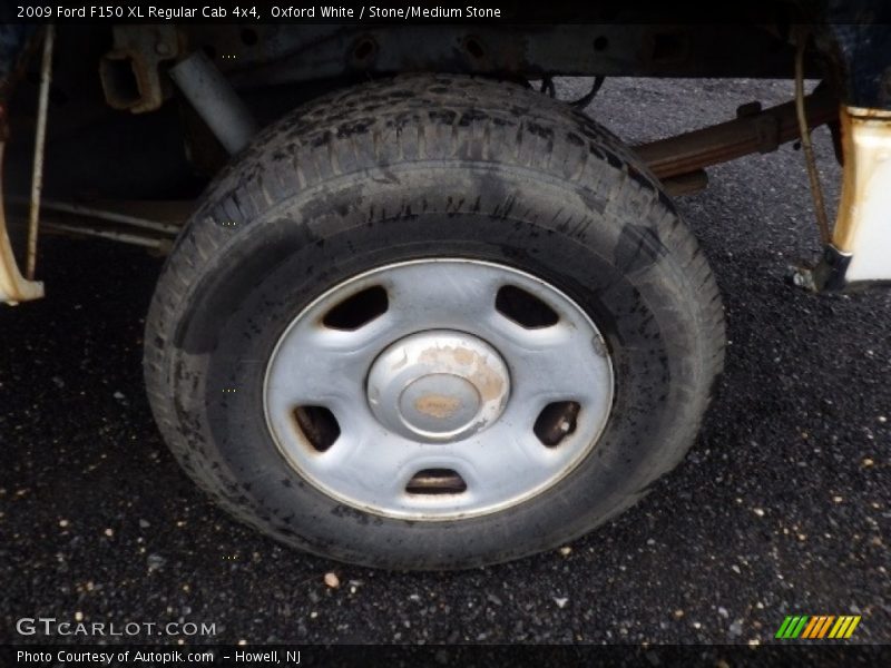 Oxford White / Stone/Medium Stone 2009 Ford F150 XL Regular Cab 4x4