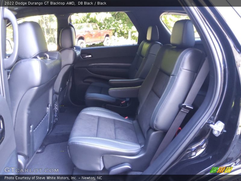 Rear Seat of 2022 Durango GT Blacktop AWD
