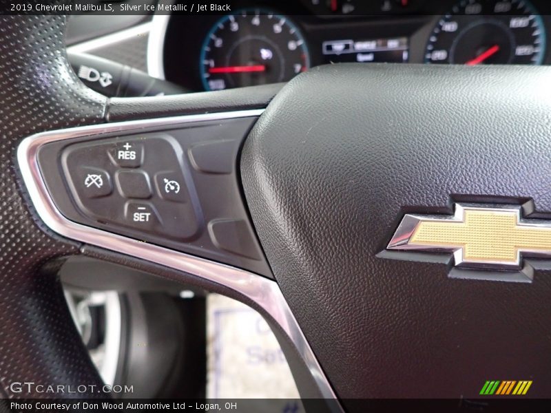 Silver Ice Metallic / Jet Black 2019 Chevrolet Malibu LS